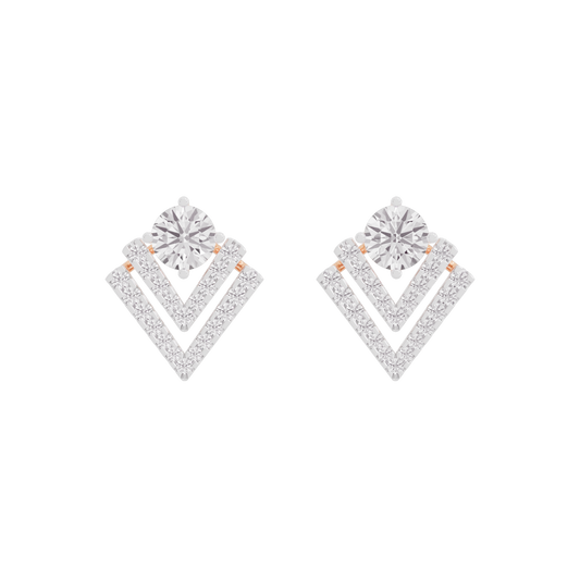 Dazzling Dignity Diamond Earrings