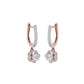 Luxe Sparkle Diamond Earrings 18 KT / Rose Gold