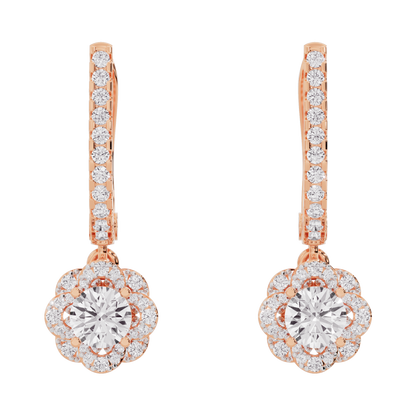 Luxe Sparkle Diamond Earrings