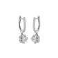 Luxe Sparkle Diamond Earrings 18 KT / White Gold