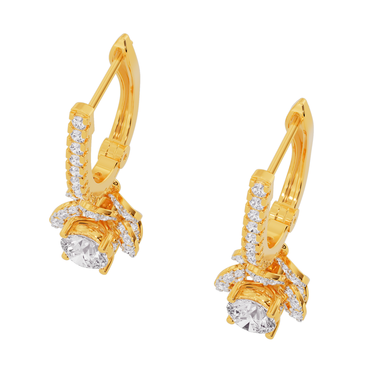 Luxe Sparkle Diamond Earrings