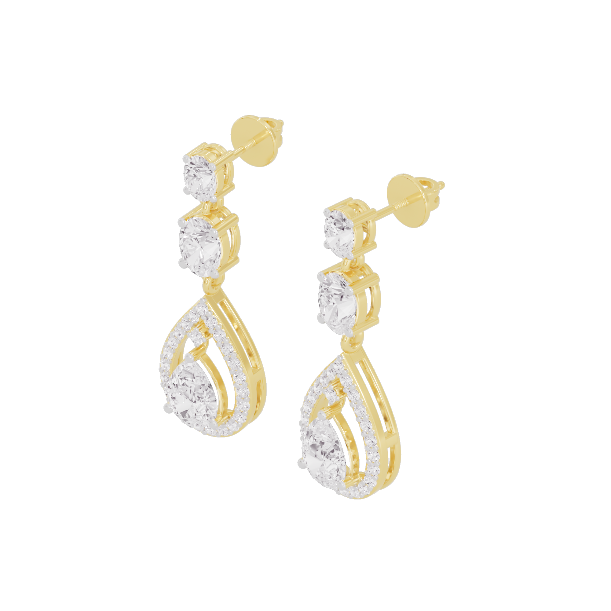Elegance Enigma Diamond Earrings