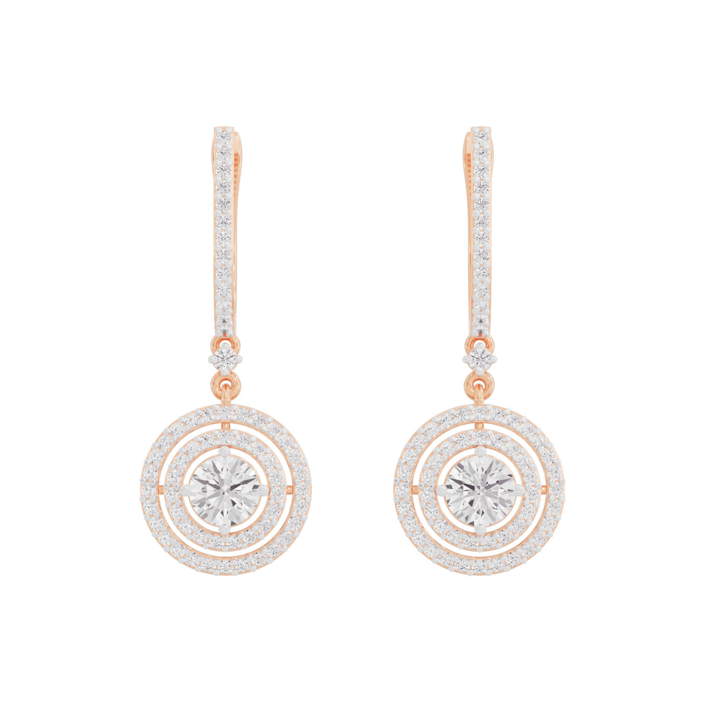 Luxe Chic Diamond Earrings