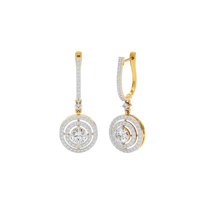 Luxe Chic Diamond Earrings 18 KT / Yellow Gold