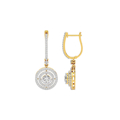 Luxe Chic Diamond Earrings 18 KT / Yellow Gold