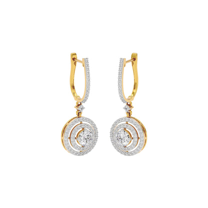 Luxe Chic Diamond Earrings 18 KT / Yellow Gold