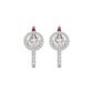 Eclat Eternity Diamond Earrings 18 KT / Rose Gold