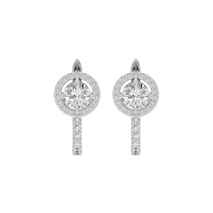 Eclat Eternity Diamond Earrings 18 KT / White Gold