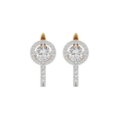 Eclat Eternity Diamond Earrings 18 KT / Yellow Gold