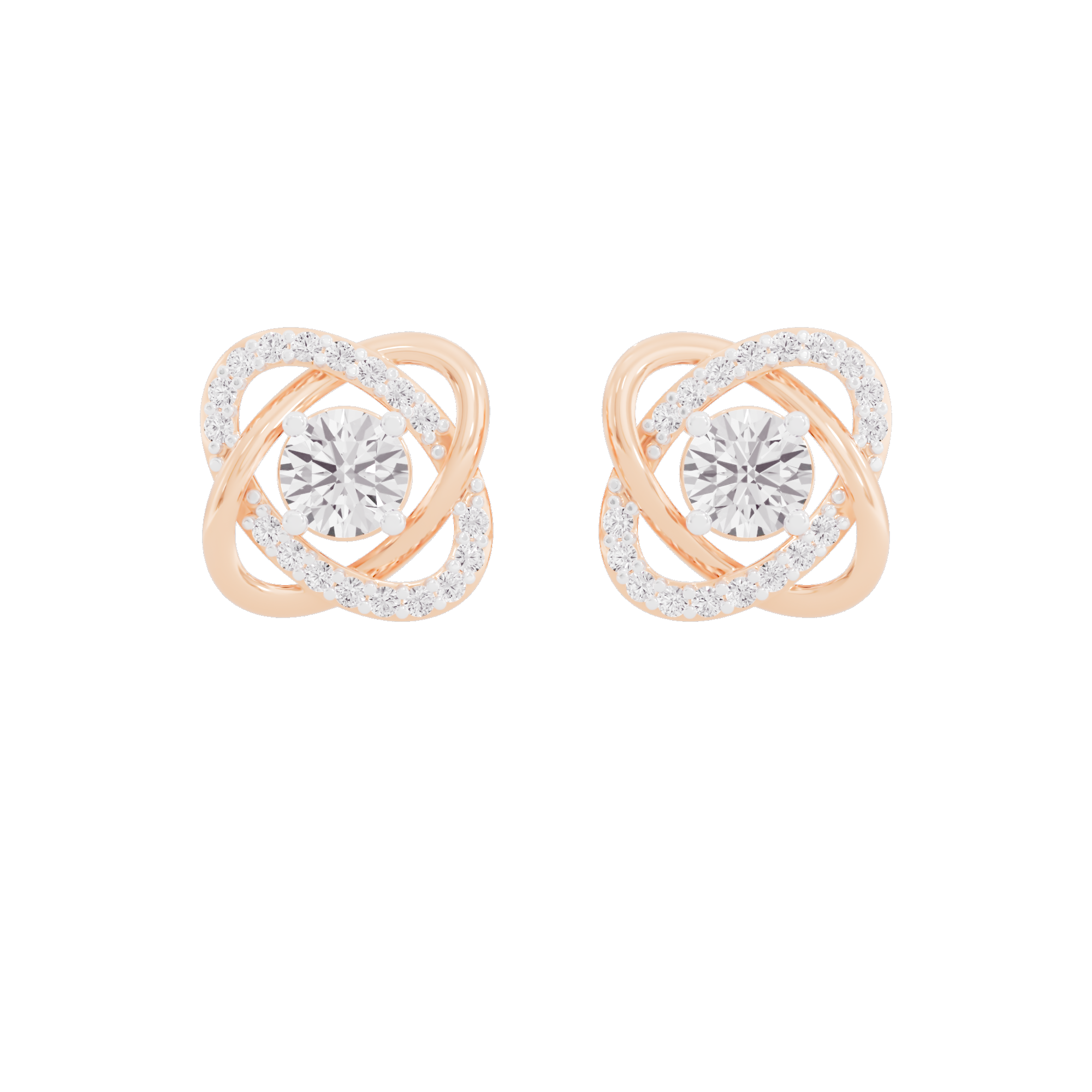 Infinite Iridescence Diamond Earrings