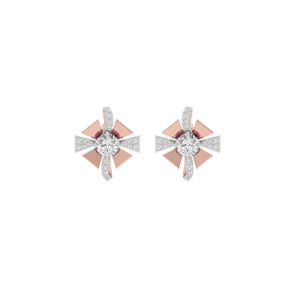 Serene Symphony Diamond Earrings 18 KT / Rose Gold