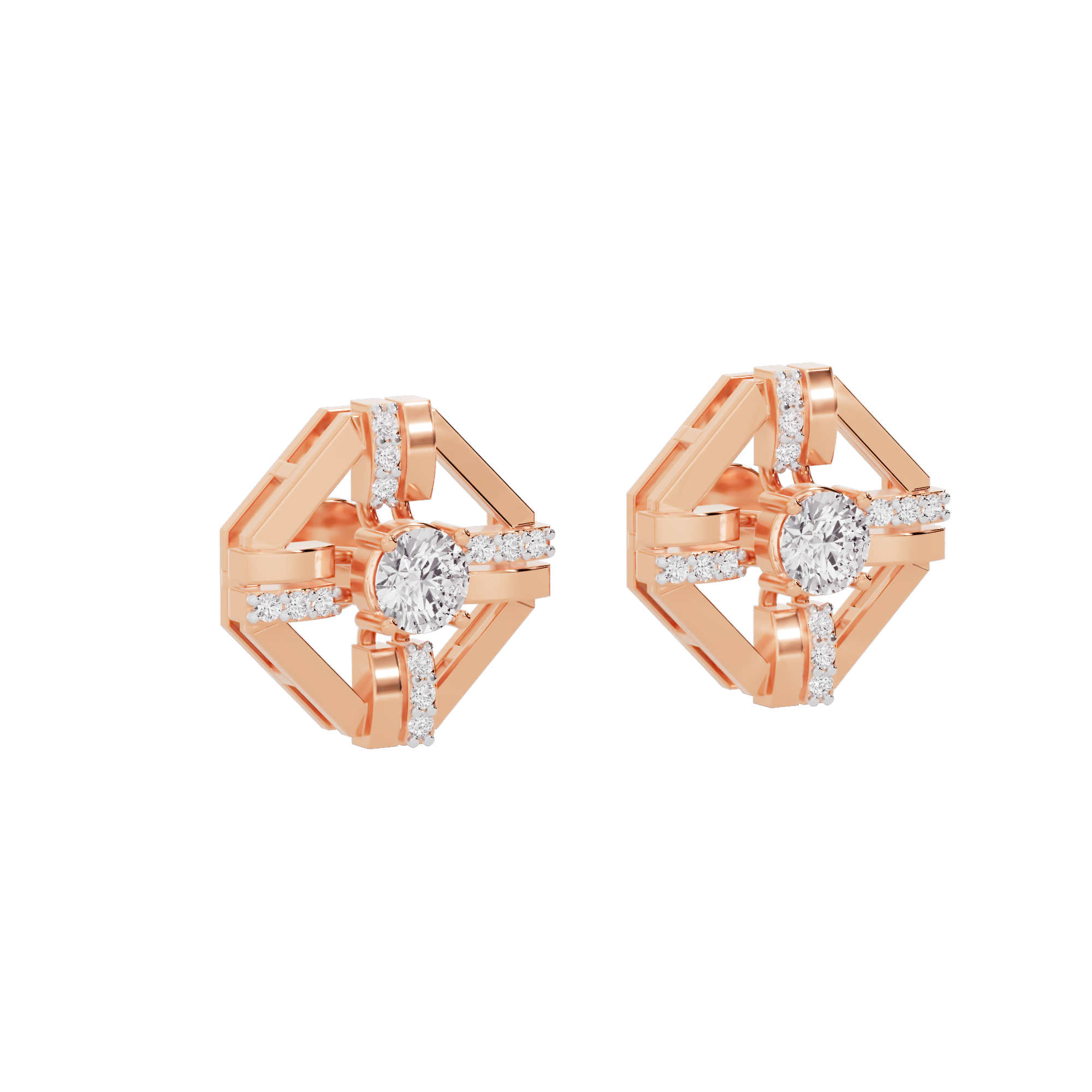 Purity Poise Diamond Earrings