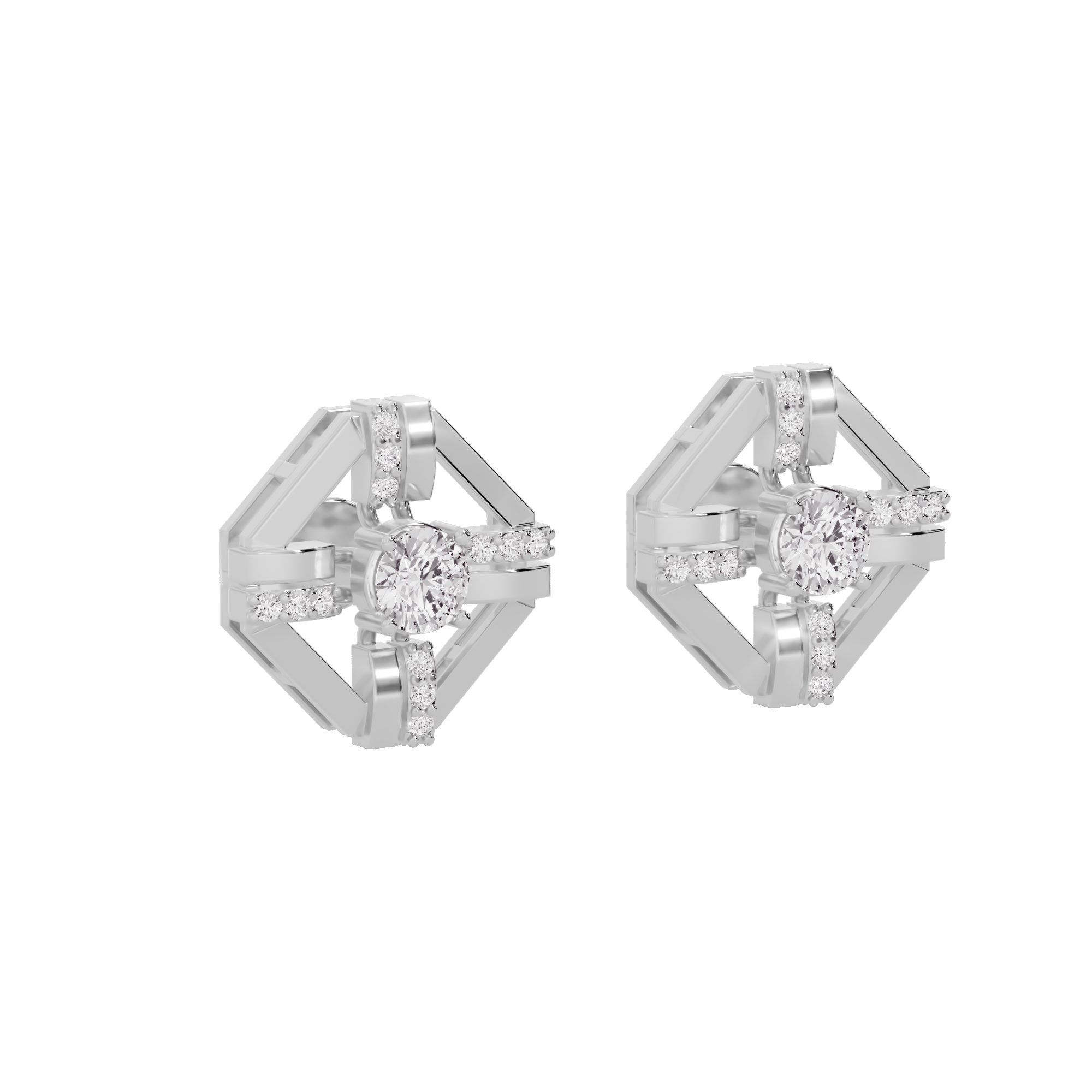 Purity Poise Diamond Earrings