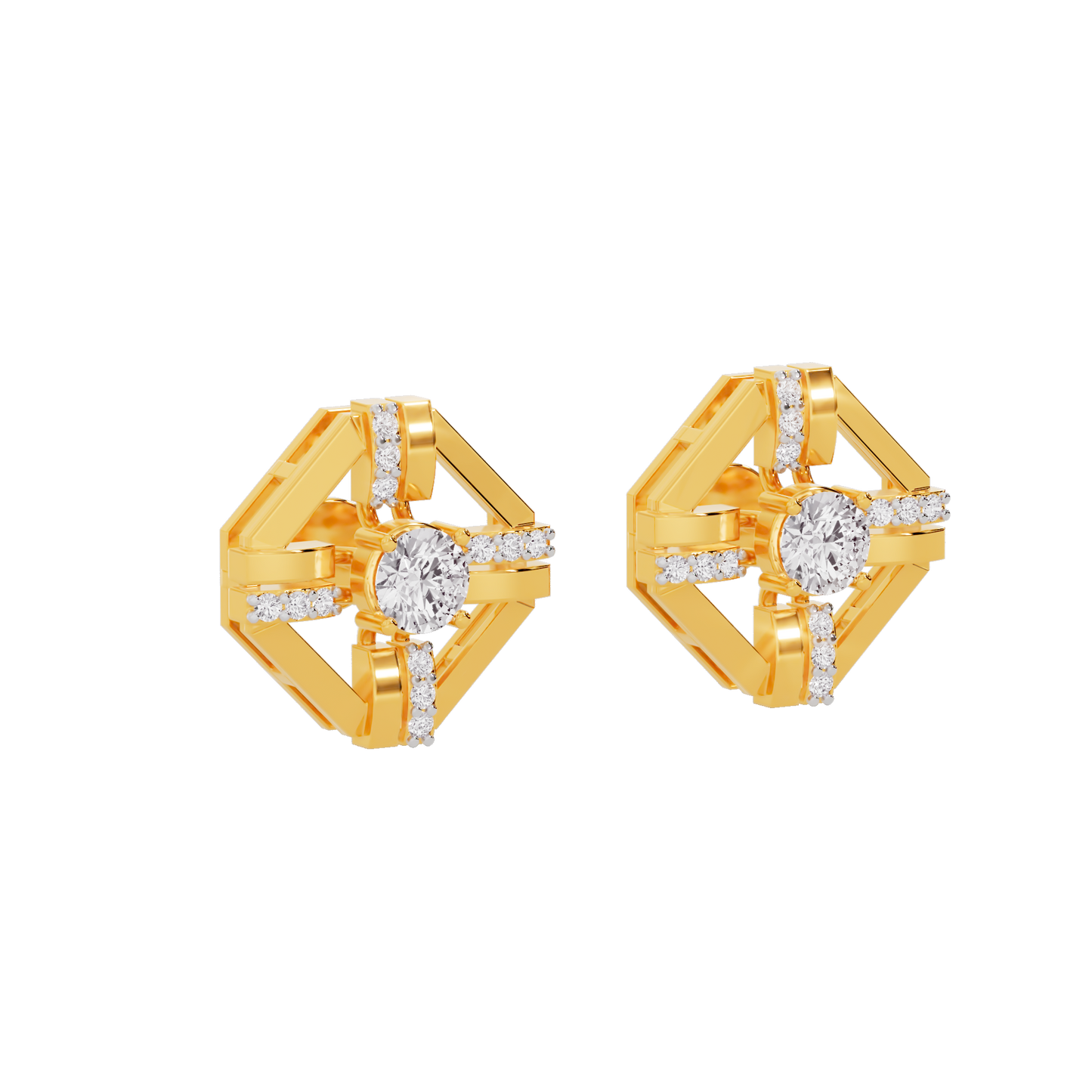 Purity Poise Diamond Earrings