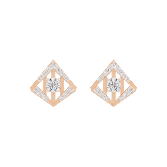 Radiant Regency Diamond Earrings