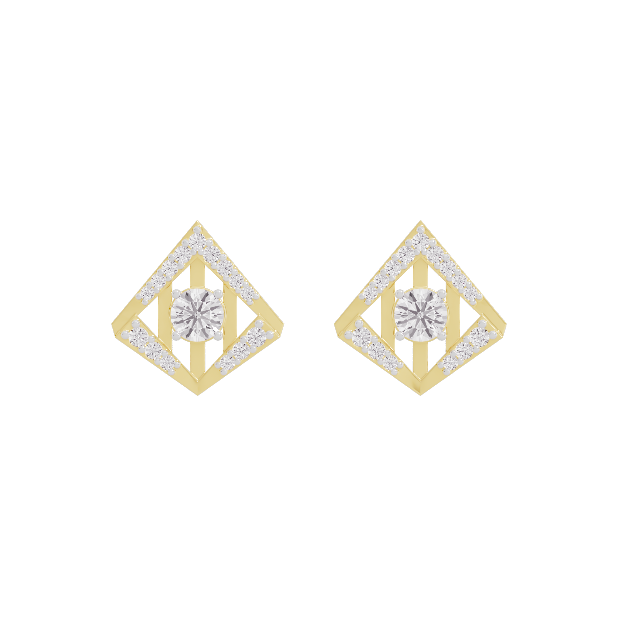 Radiant Regency Diamond Earrings