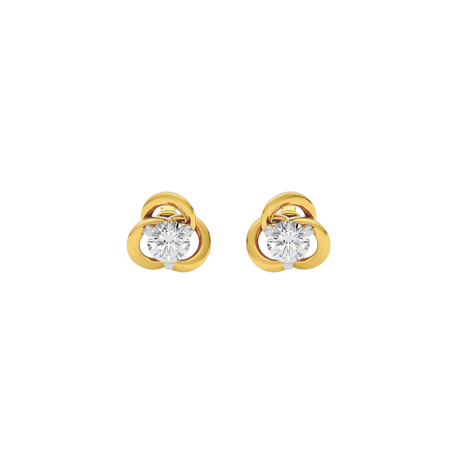 Enchante Allure Diamond Earrings 18 KT / Yellow Gold