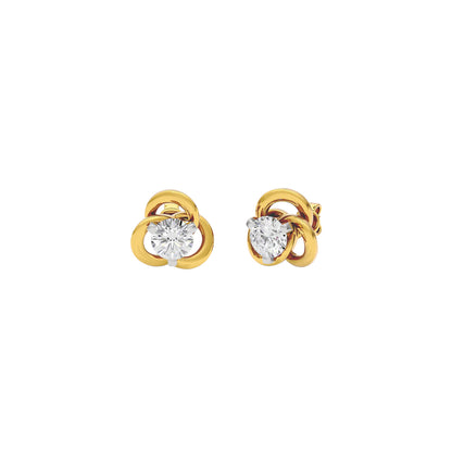 Enchante Allure Diamond Earrings 18 KT / Yellow Gold