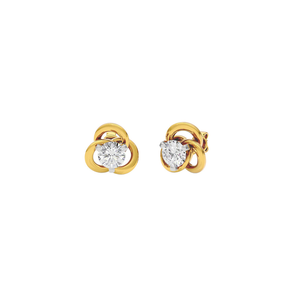 Enchante Allure Diamond Earrings 18 KT / Yellow Gold