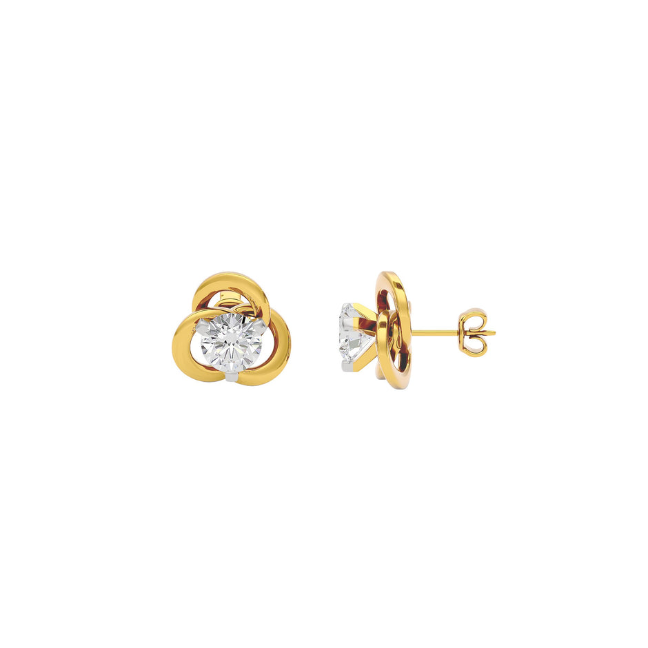 Enchante Allure Diamond Earrings 18 KT / Yellow Gold