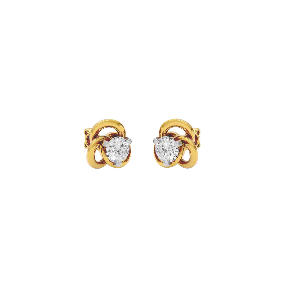 Enchante Allure Diamond Earrings 18 KT / Yellow Gold