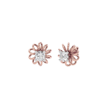 Virtuoso Diamond Earrings 18 KT / Rose Gold