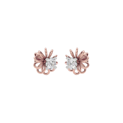 Virtuoso Diamond Earrings 18 KT / Rose Gold