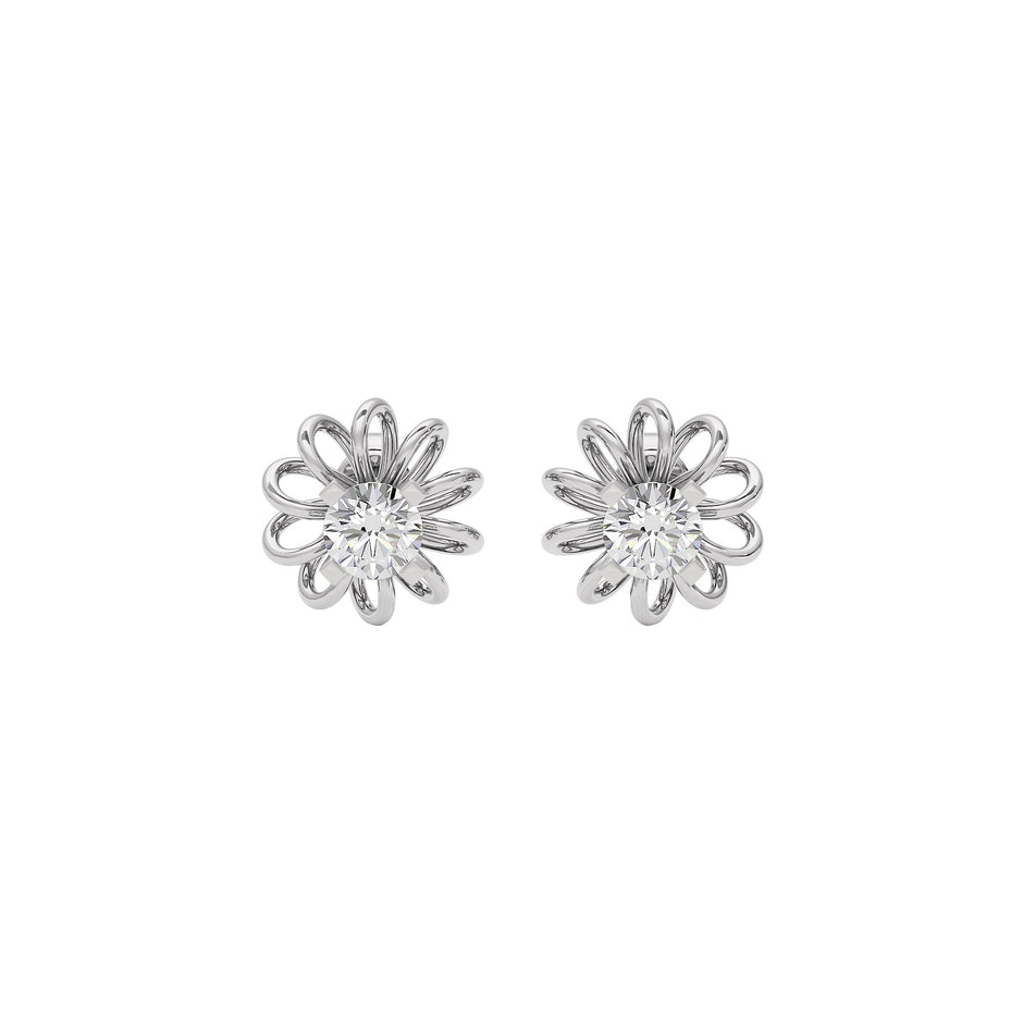 Virtuoso Diamond Earrings 18 KT / White Gold