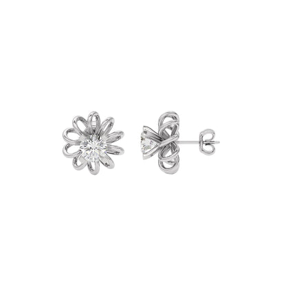 Virtuoso Diamond Earrings 18 KT / White Gold