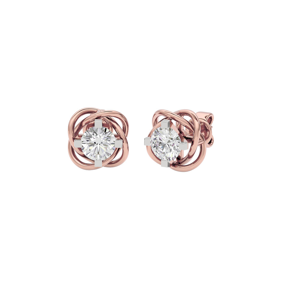 Lustrous Symphony Earrings 18 KT / Rose Gold