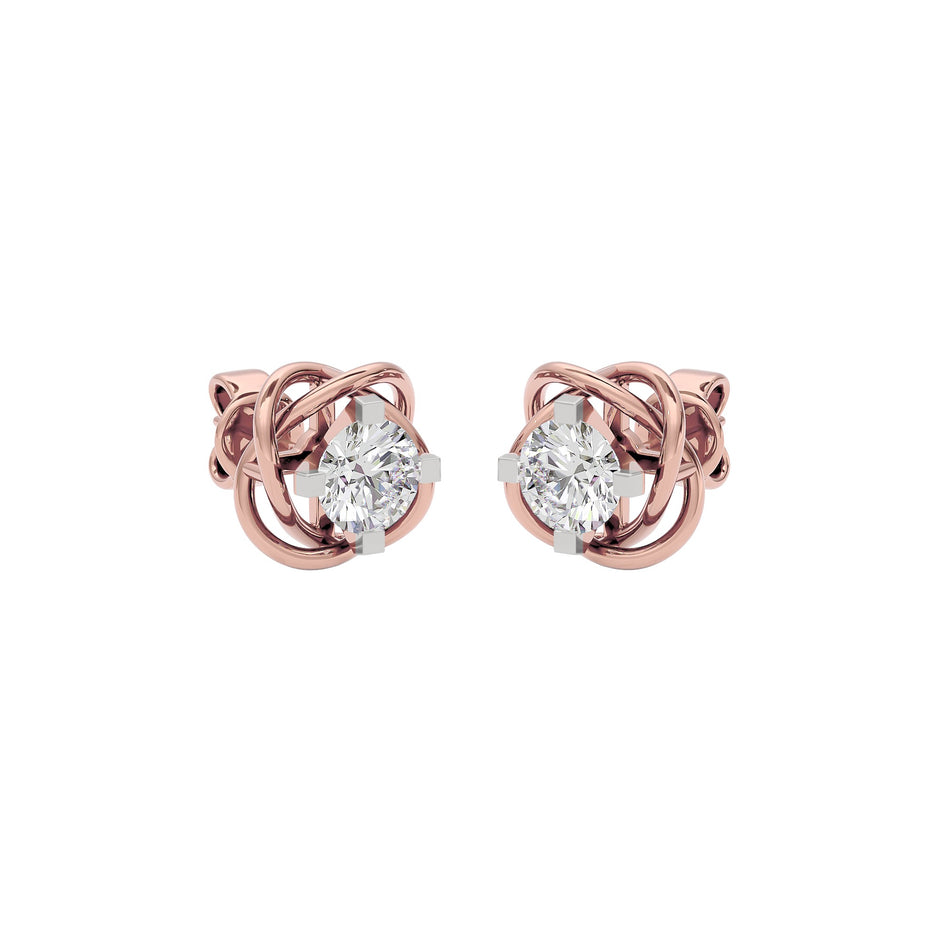 Lustrous Symphony Earrings 18 KT / Rose Gold