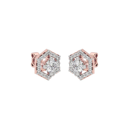 Ethereal Eon Diamond Earrings 18 KT / Rose Gold
