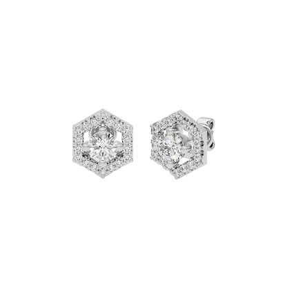 Ethereal Eon Diamond Earrings 18 KT / White Gold