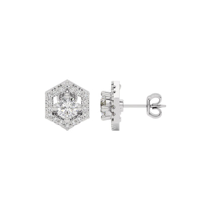 Ethereal Eon Diamond Earrings 18 KT / White Gold
