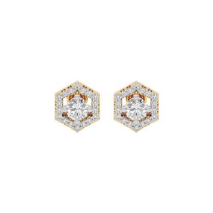 Ethereal Eon Diamond Earrings 18 KT / Yellow Gold