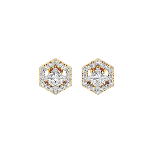 Ethereal Eon Diamond Earrings 18 KT / Yellow Gold