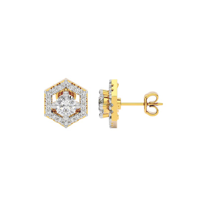 Ethereal Eon Diamond Earrings 18 KT / Yellow Gold