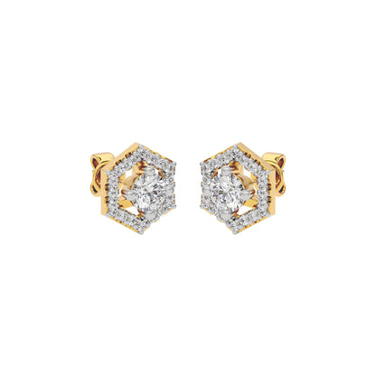 Ethereal Eon Diamond Earrings 18 KT / Yellow Gold
