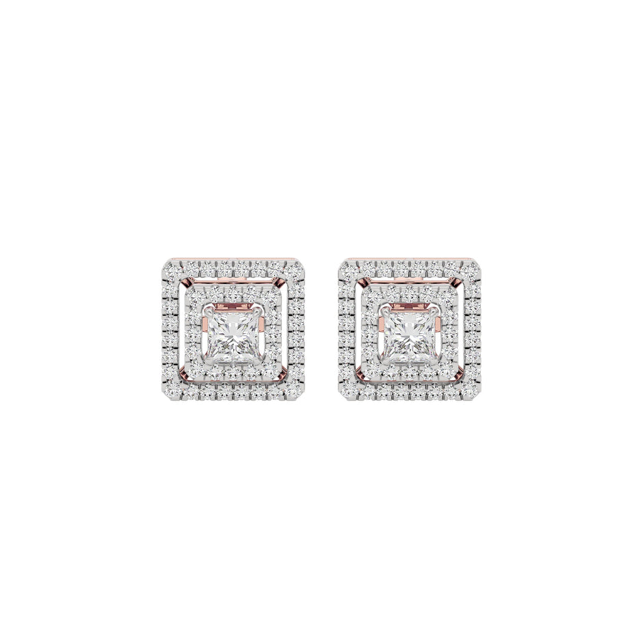 Regency Radiance Diamond Earrings 18 KT / Rose Gold