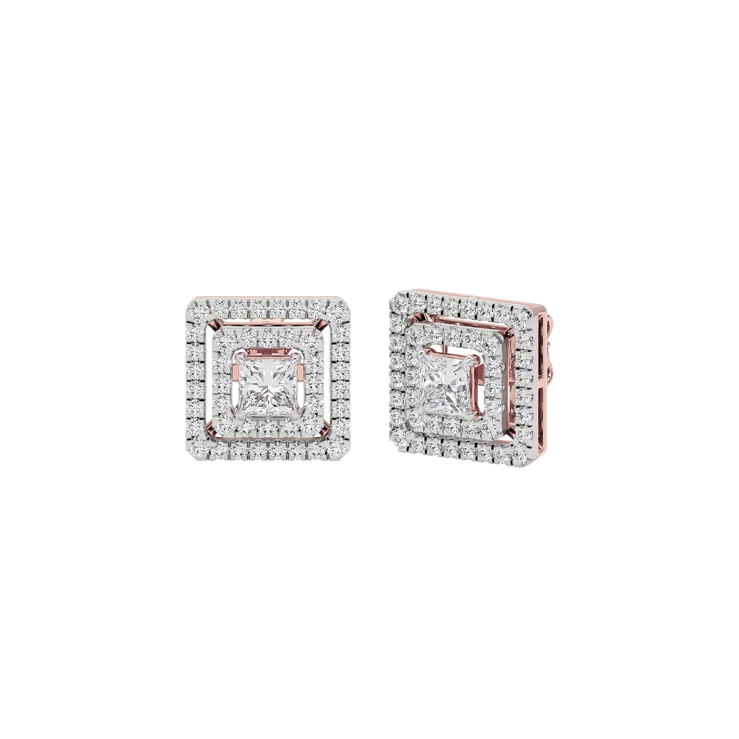 Regency Radiance Diamond Earrings 18 KT / Rose Gold