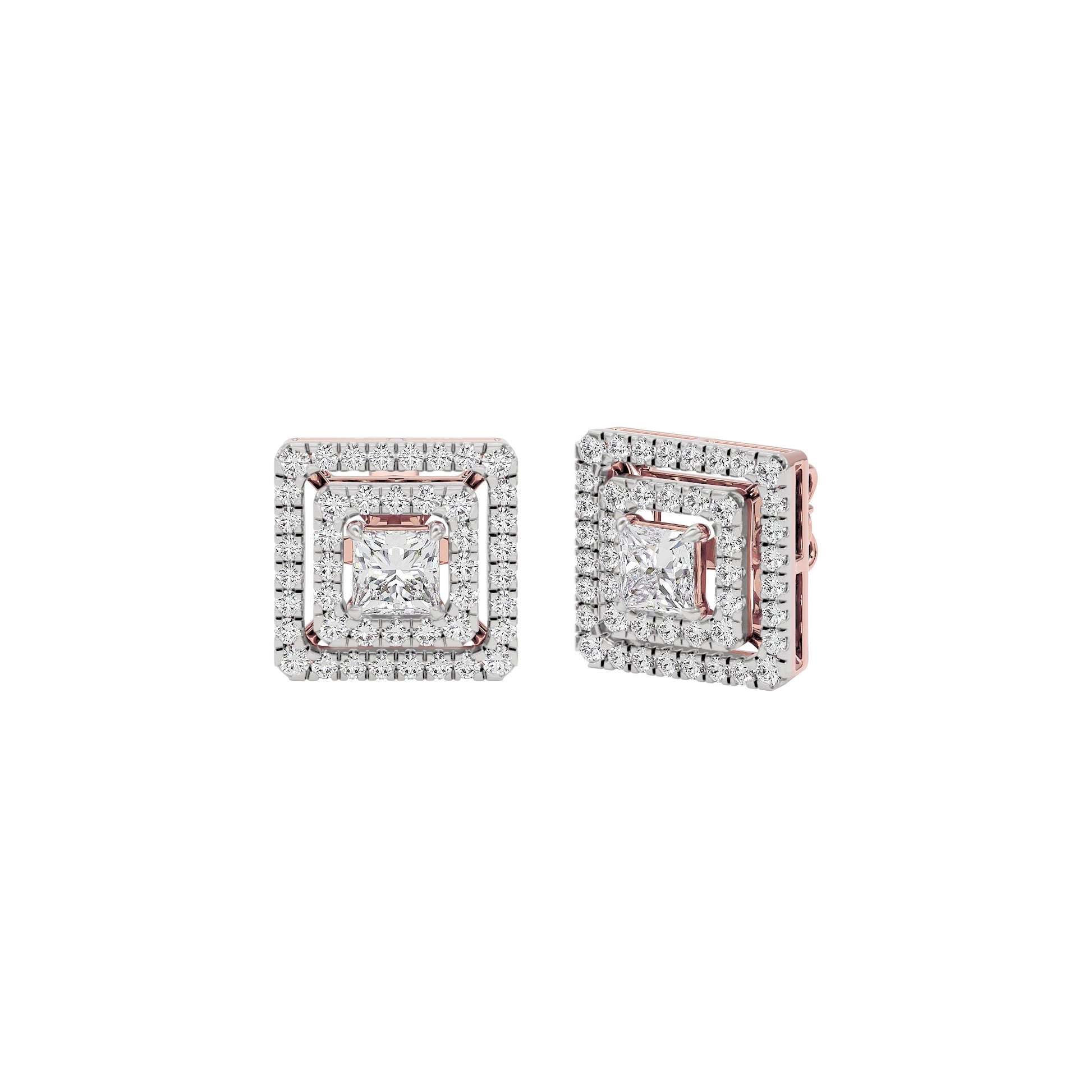 Regency Radiance Diamond Earrings 18 KT / Rose Gold