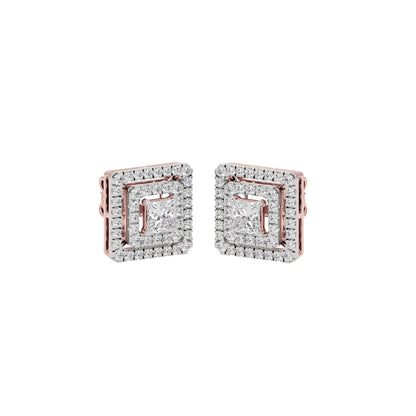 Regency Radiance Diamond Earrings 18 KT / Rose Gold