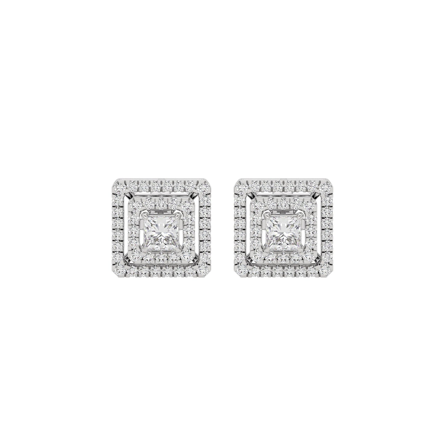 Regency Radiance Diamond Earrings 18 KT / White Gold