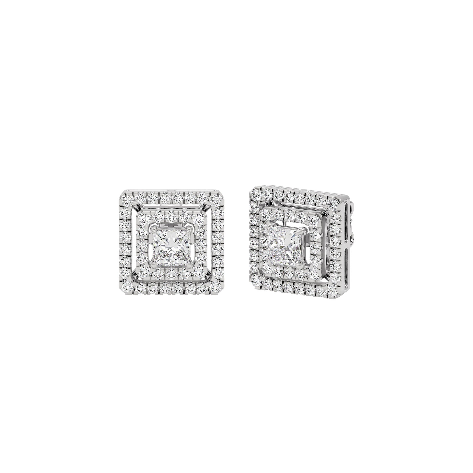 Regency Radiance Diamond Earrings 18 KT / White Gold