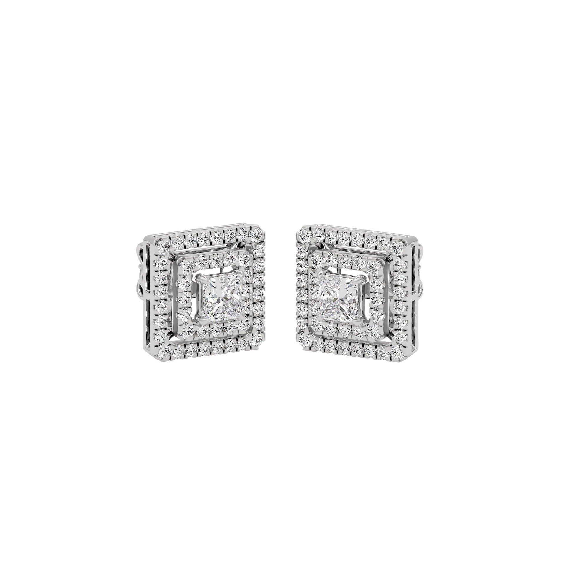 Regency Radiance Diamond Earrings 18 KT / White Gold