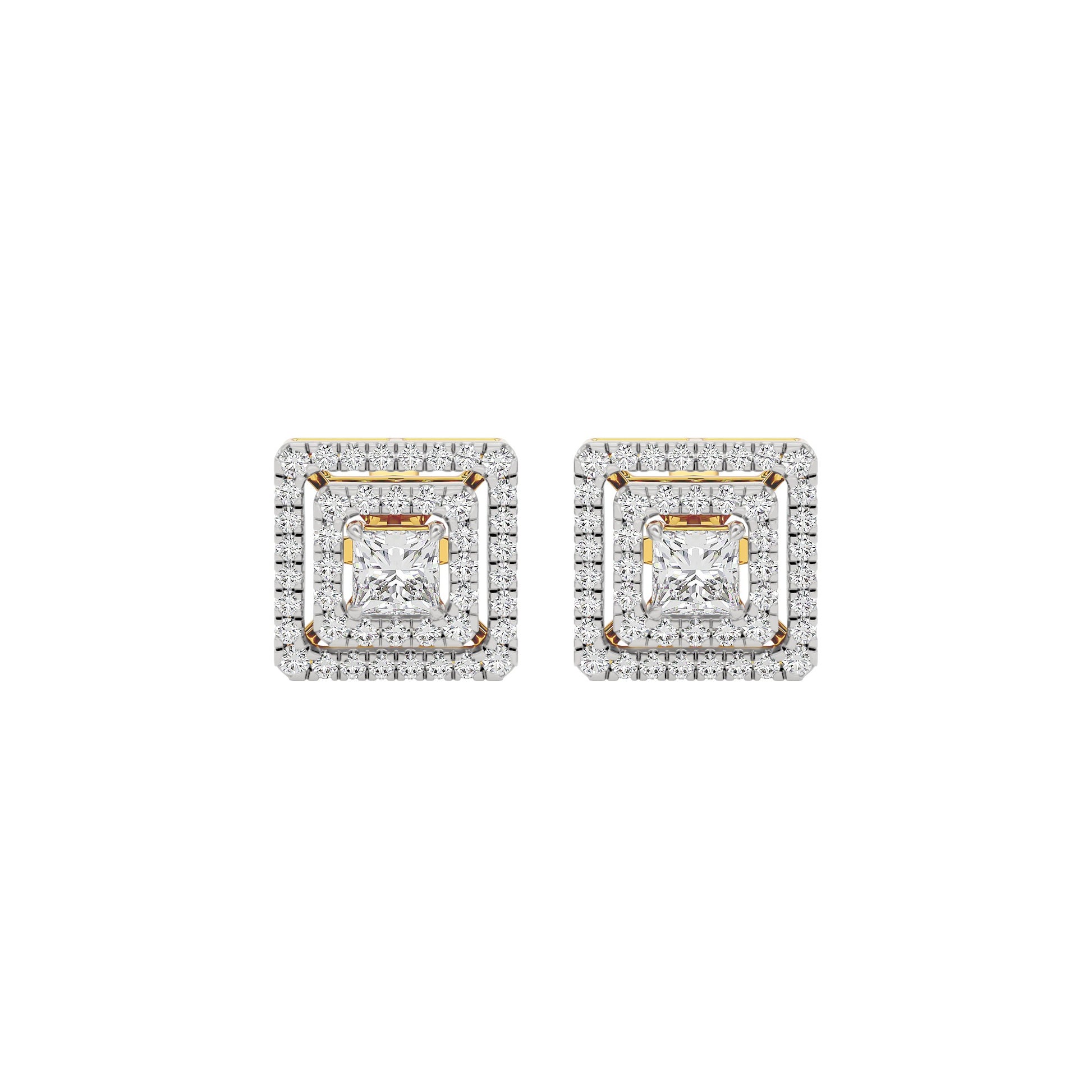 Regency Radiance Diamond Earrings 18 KT / Yellow Gold