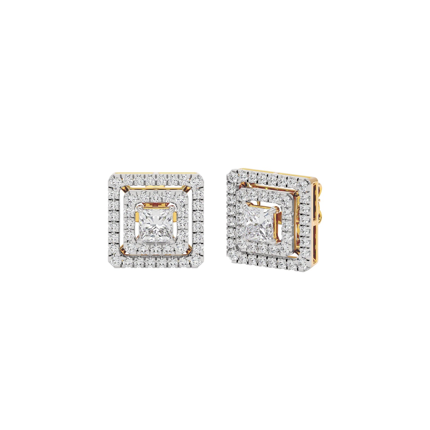 Regency Radiance Diamond Earrings 18 KT / Yellow Gold