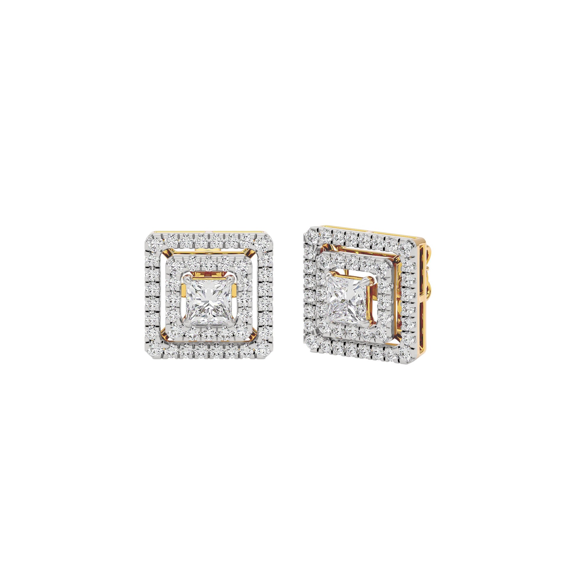 Regency Radiance Diamond Earrings 18 KT / Yellow Gold