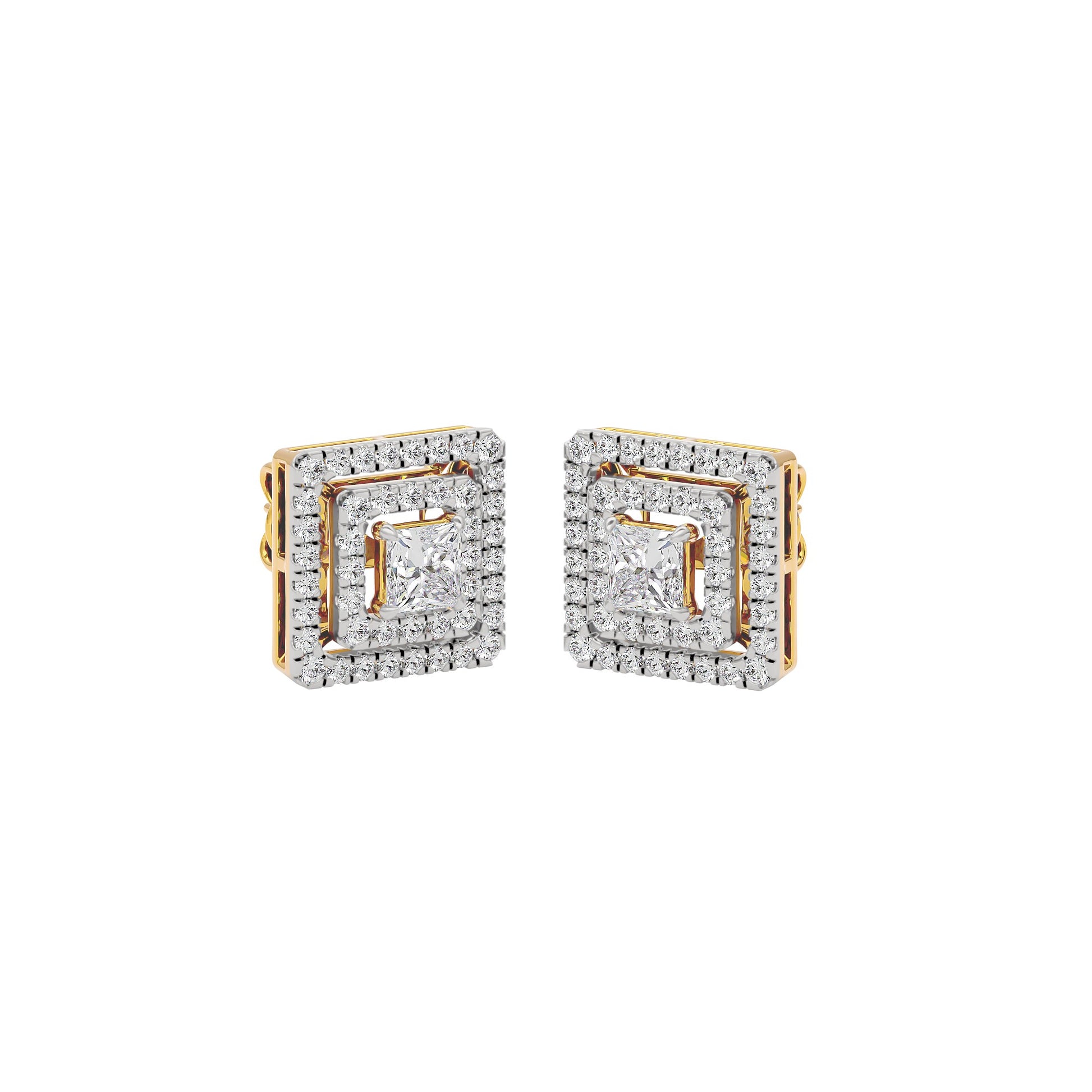 Regency Radiance Diamond Earrings 18 KT / Yellow Gold