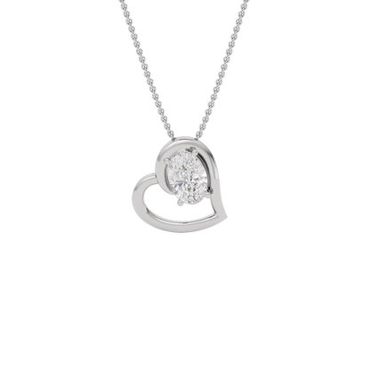 Iris Charm Diamond Pendant